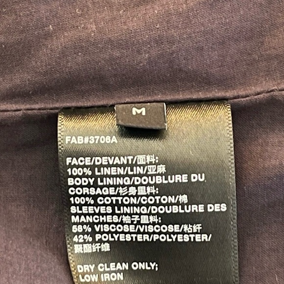 Lafayette 148 New York Linen Pickstitch Blazer - Picture 11 of 14